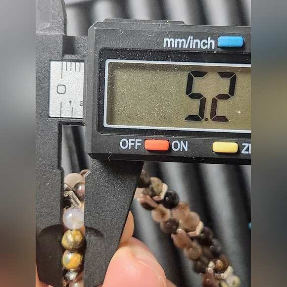 Phantom Garden Quartz Beaded Crystal Stretch Bracelet - Picture 6 of 6